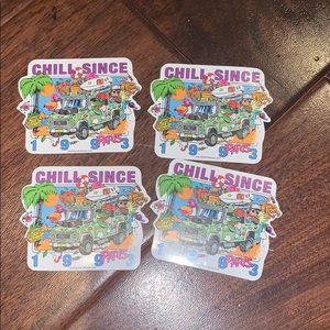 1st 1 TO PURCHASE ITEM GETS4  BRANDY STICKERS